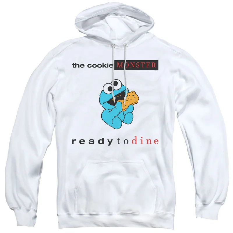 Price Cut Sesame Street Hoodie Ready to Dine White Hoody
