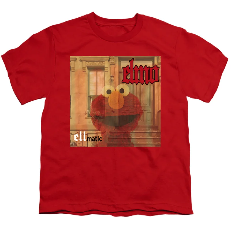 Deal Alert Sesame Street Kids T-Shirt Elmo Ellmatic Red Tee