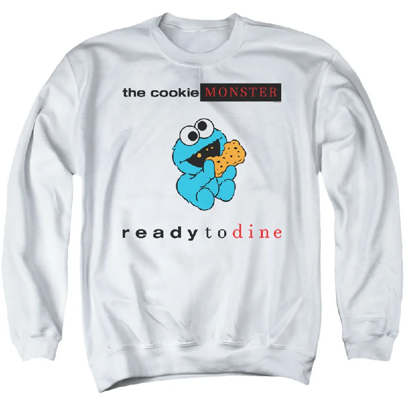Instant Discount Sesame Street Sweatshirt Ready to Dine White Pullover
