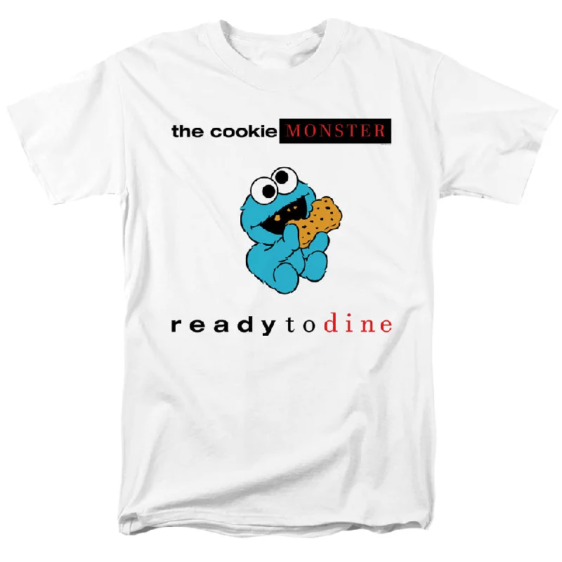 Crazy Deals Sesame Street T-Shirt Ready to Dine White Tee