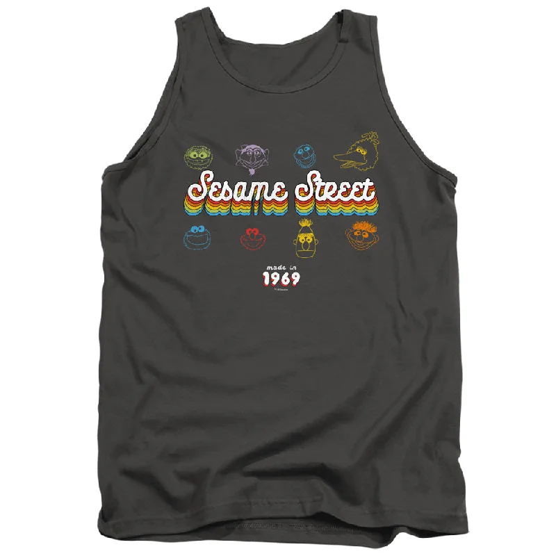 Extra Savings Sesame Street Tanktop Made in 1969 Charcoal Tank