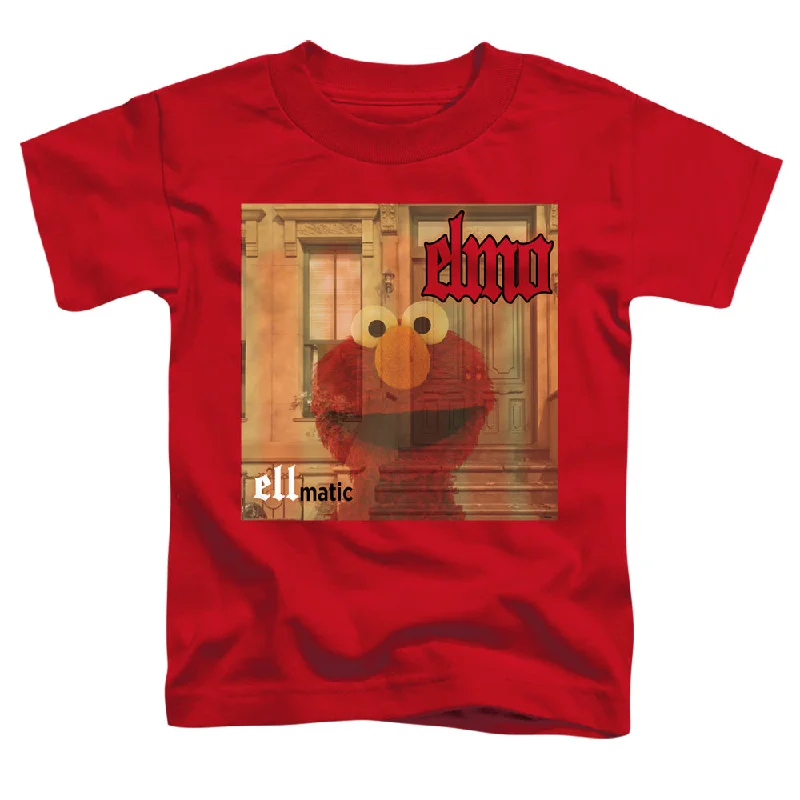 New Arrival Sesame Street Toddler T-Shirt Elmo Ellmatic Red Tee