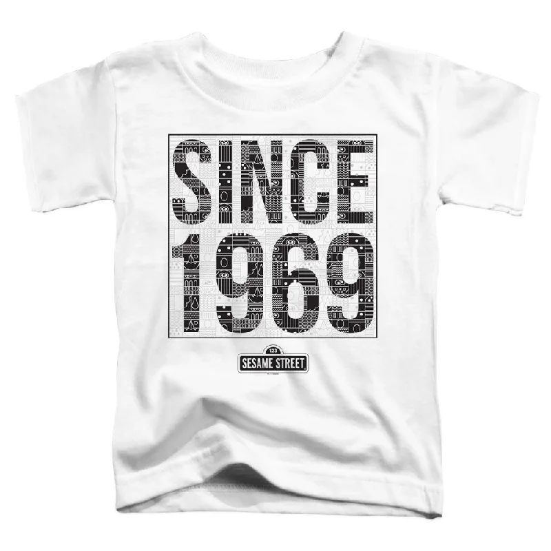 Discount Deals Sesame Street Toddler T-Shirt Since 1969 White Tee