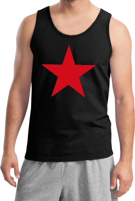 Act Fast Soviet Union Tank Top Red Star