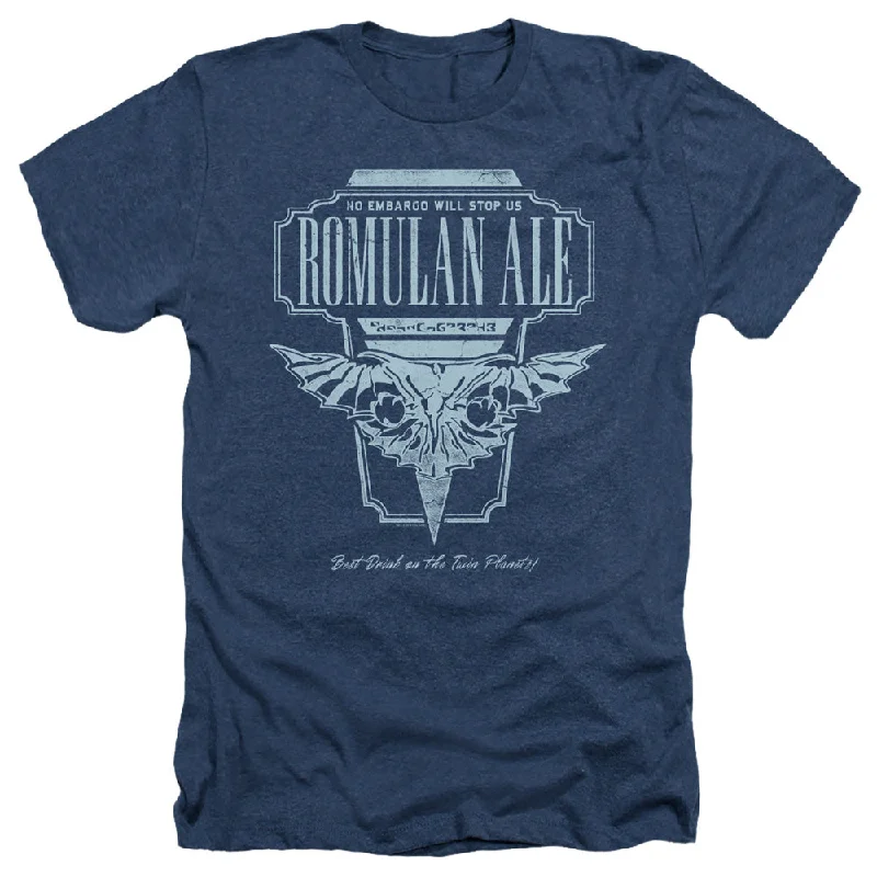 Final Clearance Star Trek Heather T-Shirt Romulan Ale Navy Tee