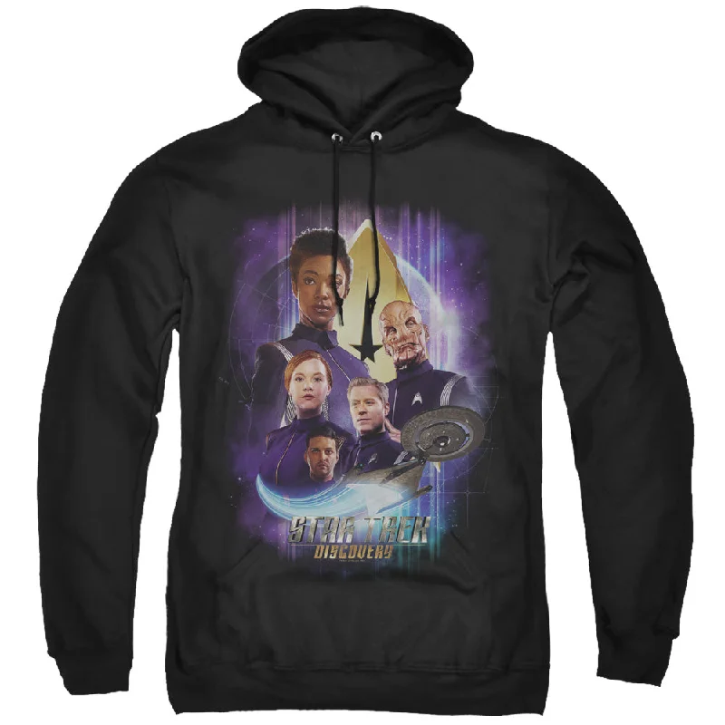 Act Now Star Trek Hoodie Characters Black Hoody