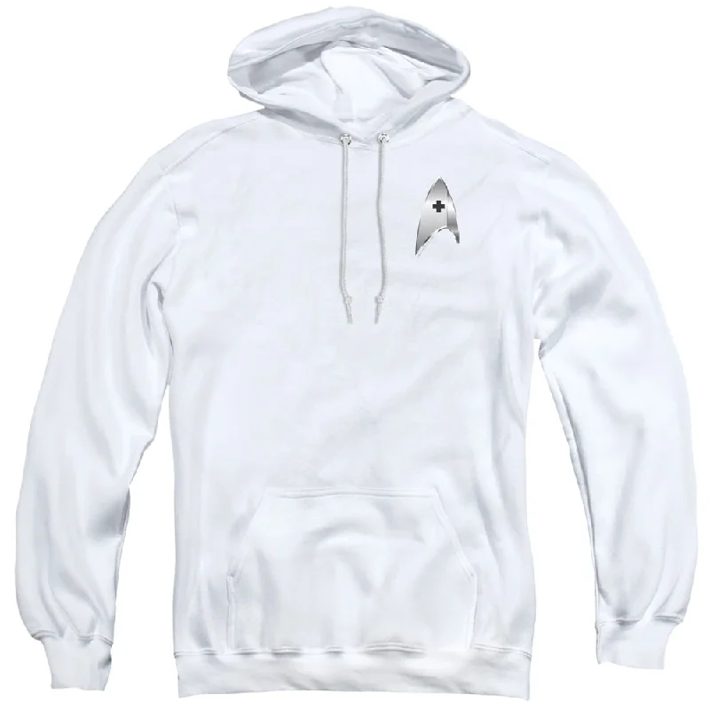 Can't Miss Star Trek Hoodie Discovery Medical Badge White Hoody