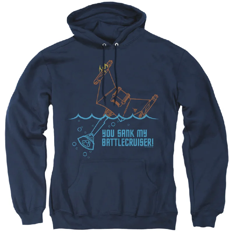Year-End Sale Star Trek Hoodie Sank My Battlecruiser Navy Hoody