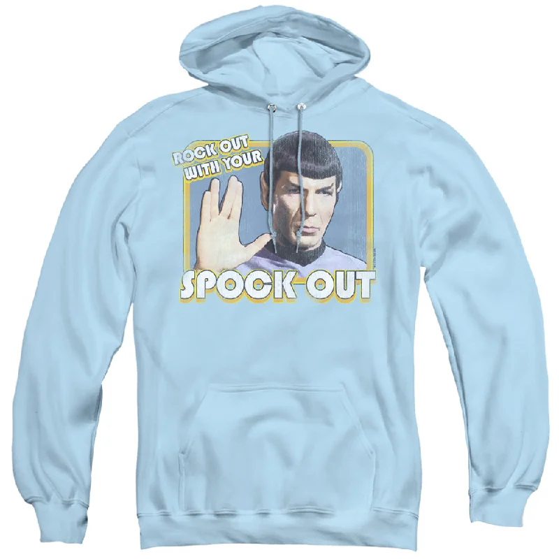 Inventory Reduction Star Trek Hoodie Spock Out Light Blue Hoody