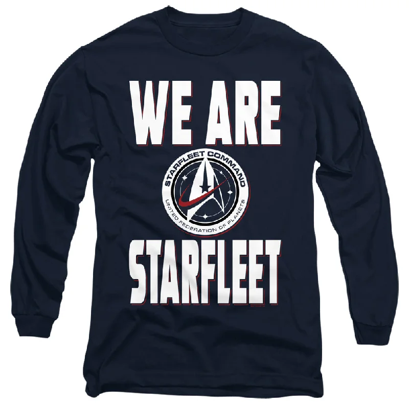 Limited Time Star Trek Long Sleeve T-Shirt We Are Starfleet Navy Tee