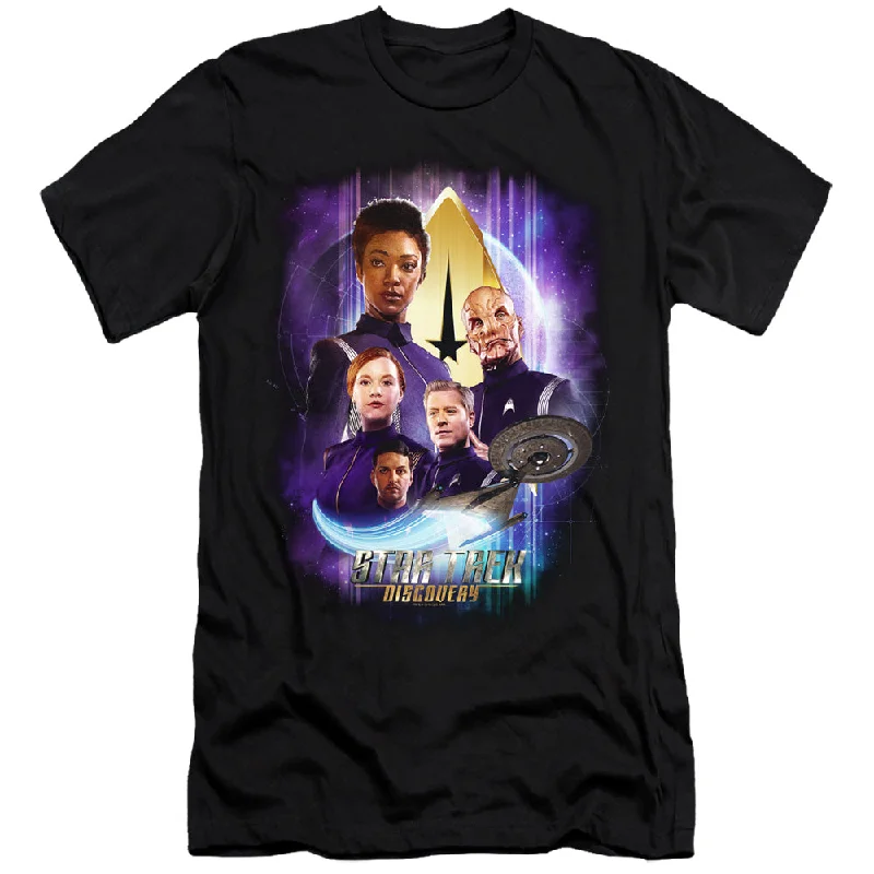 Don't Miss Star Trek Premium Canvas T-Shirt Characters Black Tee