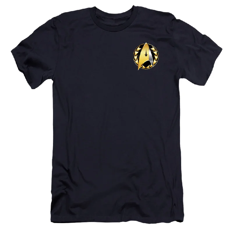 Lowest Price Star Trek Premium Canvas T-Shirt Discovery Admiral Badge Navy Tee