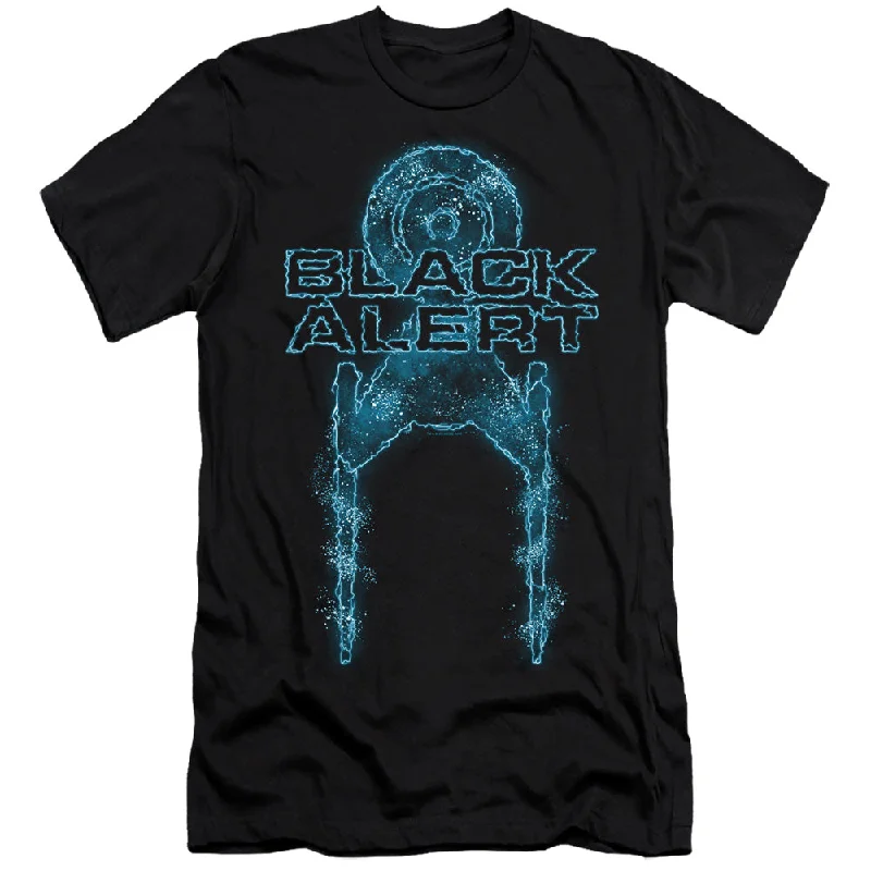 Super Sale Star Trek Slim Fit T-Shirt Black Alert Black Tee