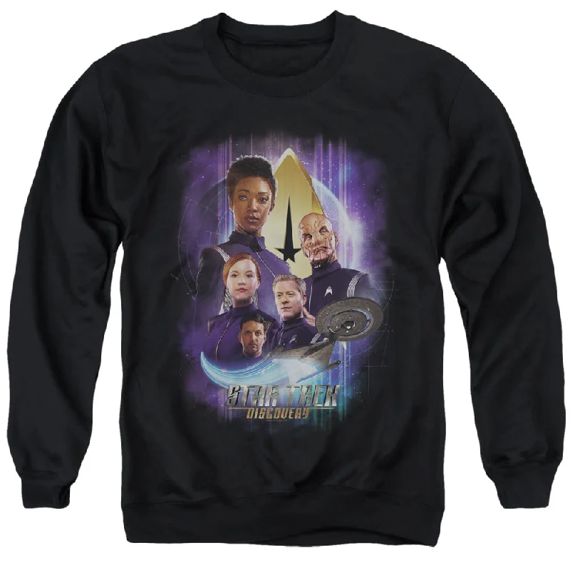 Exclusive Offers Star Trek Sweatshirt Characters Black Pullover