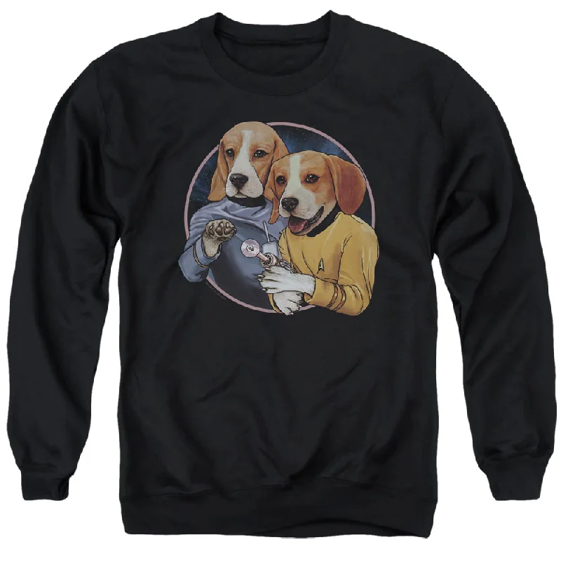 Mega Deal Star Trek Sweatshirt Dogs Black Pullover