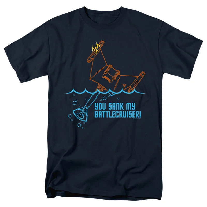 Buy More, Save More Star Trek T-Shirt Sank My Battlecruiser Navy Tee