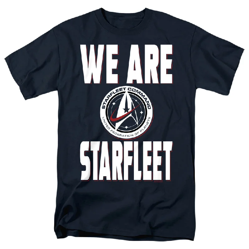 Flash Deals Star Trek T-Shirt We Are Starfleet Navy Tee