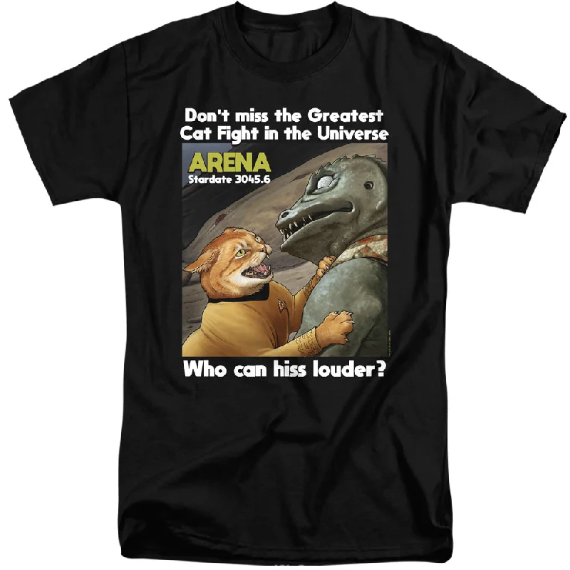 Price Smash Star Trek Tall T-Shirt Cat Fight Black Tee