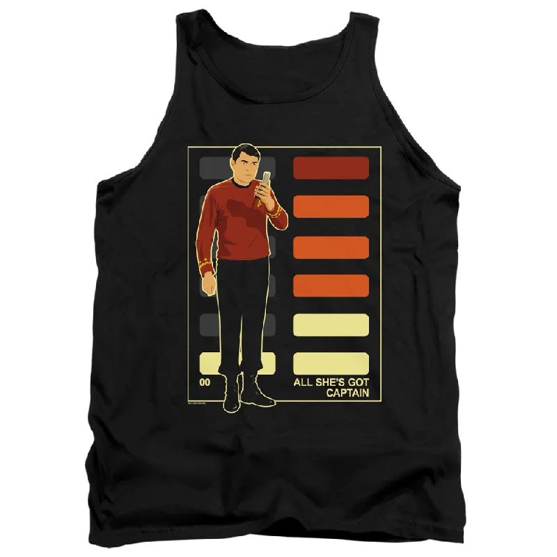 Instant Savings Star Trek Tanktop All Shes Got Captain Black Tank