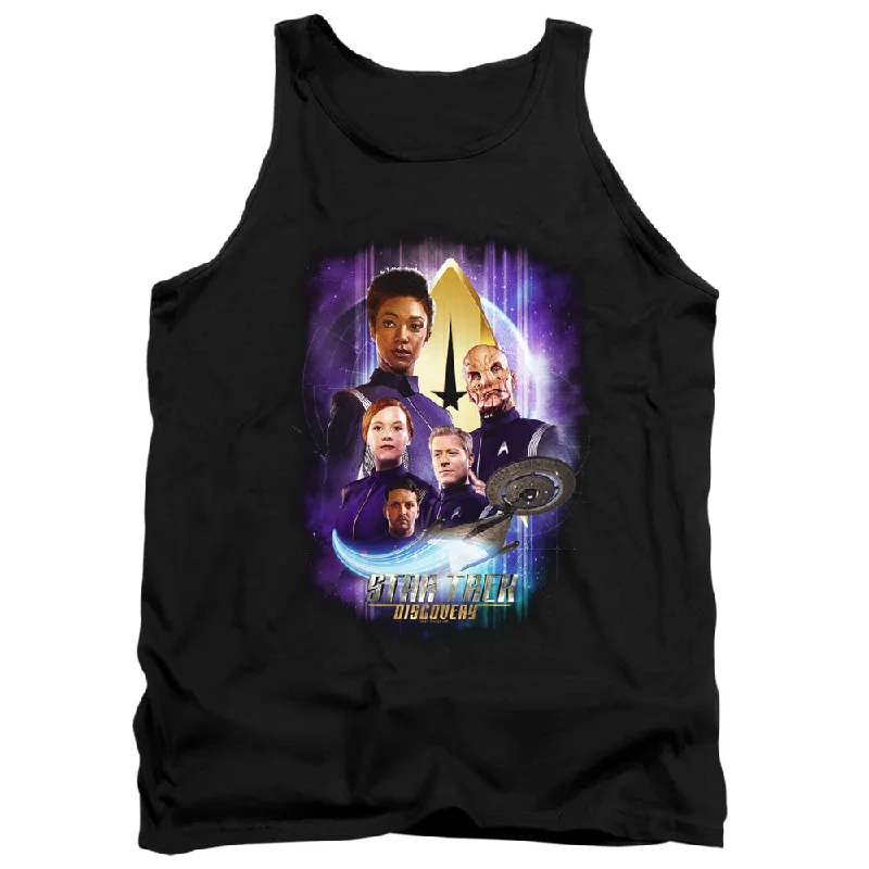 Incredible Offers Star Trek Tanktop Characters Black Tank