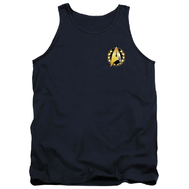 Massive Deals Star Trek Tanktop Discovery Admiral Badge Navy Tank