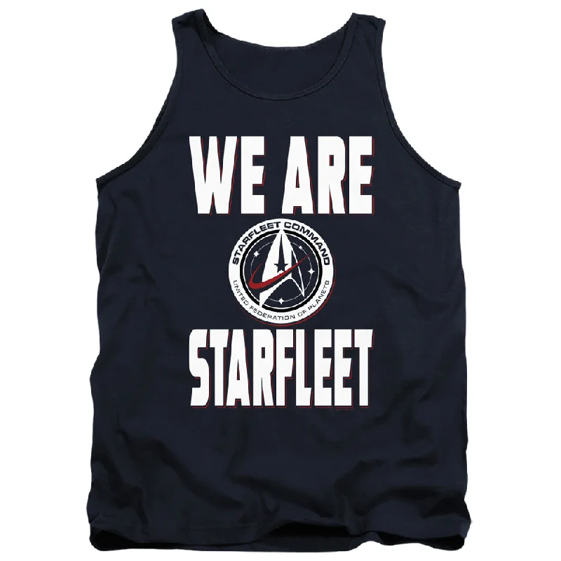 Amazing Deals Star Trek Tanktop We Are Starfleet Navy Tank