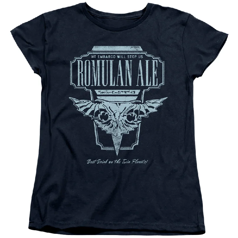 Price Slash Star Trek Womens T-Shirt Romulan Ale Navy Tee