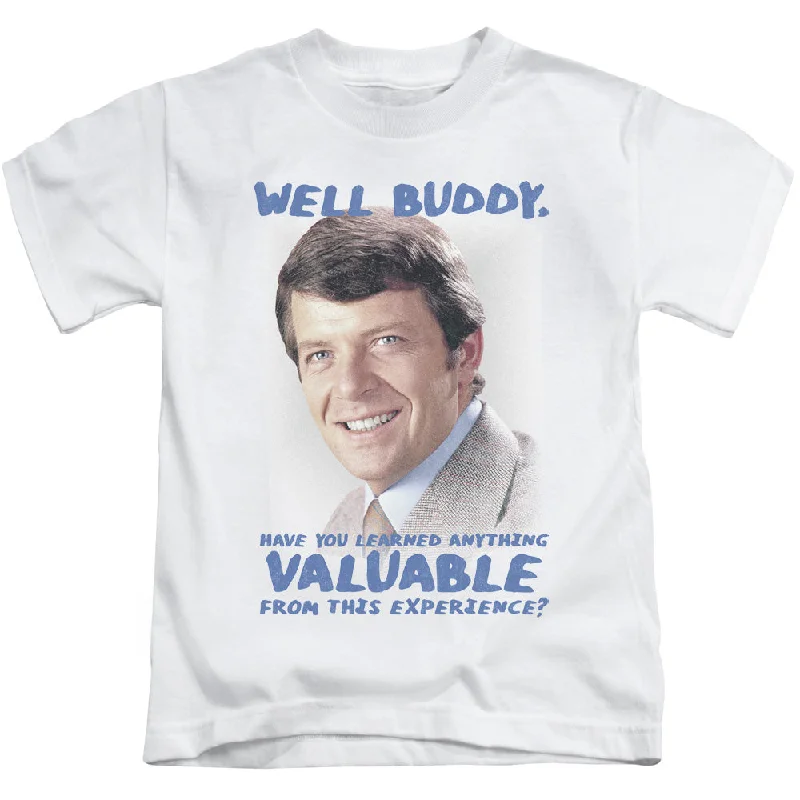 Great Deals The Brady Bunch Boys T-Shirt Well Buddy White Tee