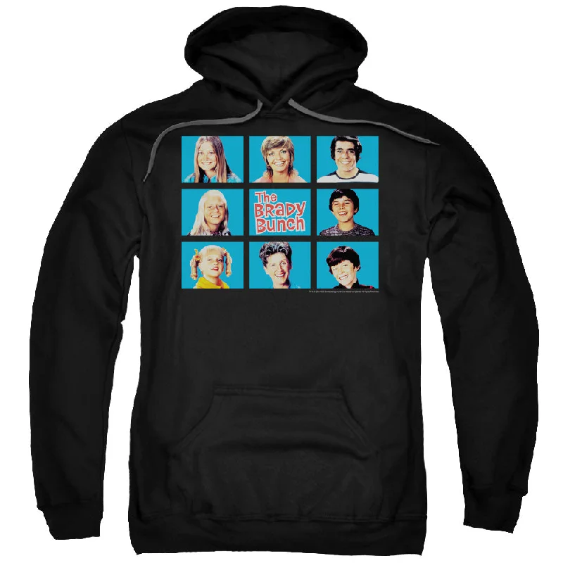 Online Only The Brady Bunch Hoodie Family Framed Black Hoody