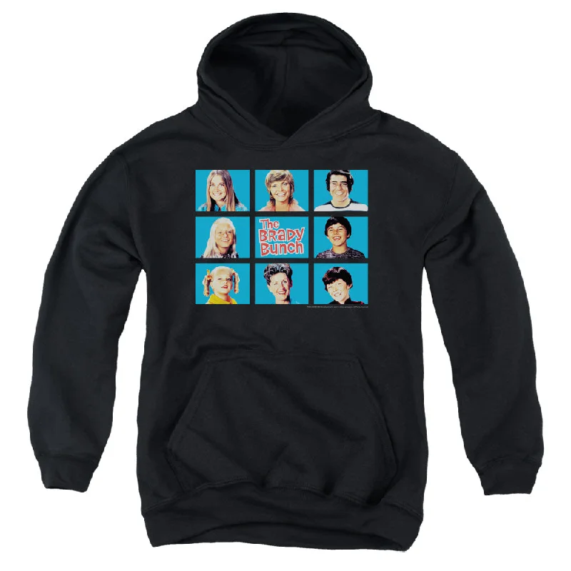 Sale Event The Brady Bunch Kids Hoodie Family Framed Black Hoody