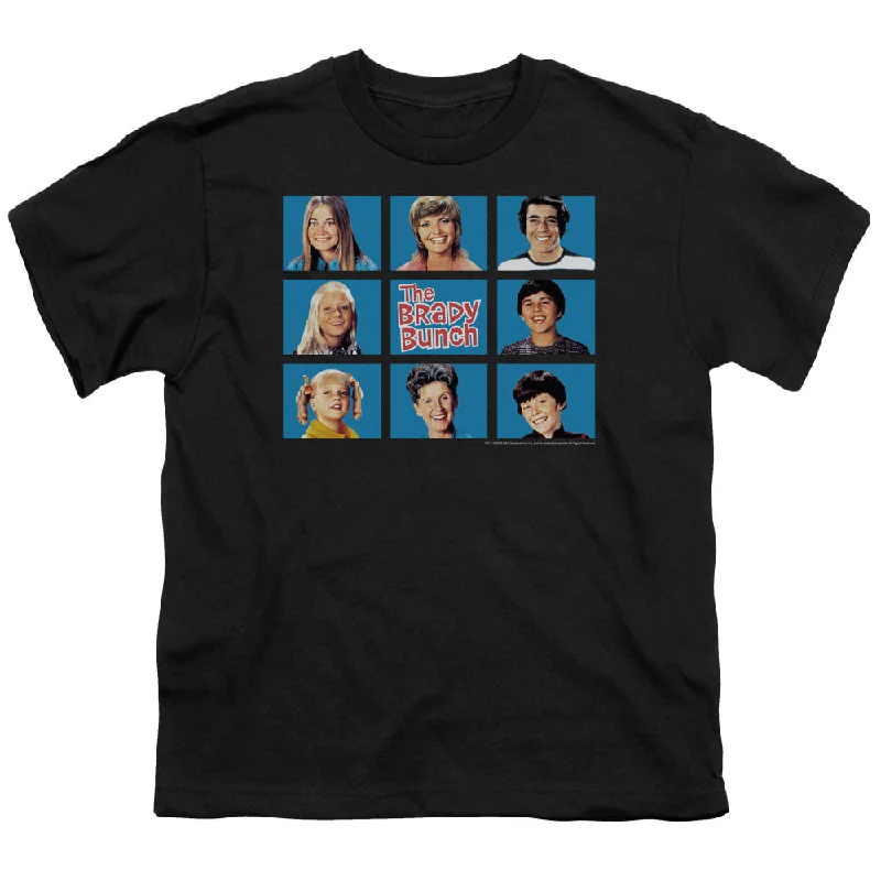 Price Rollback The Brady Bunch Kids T-Shirt Family Framed Black Tee