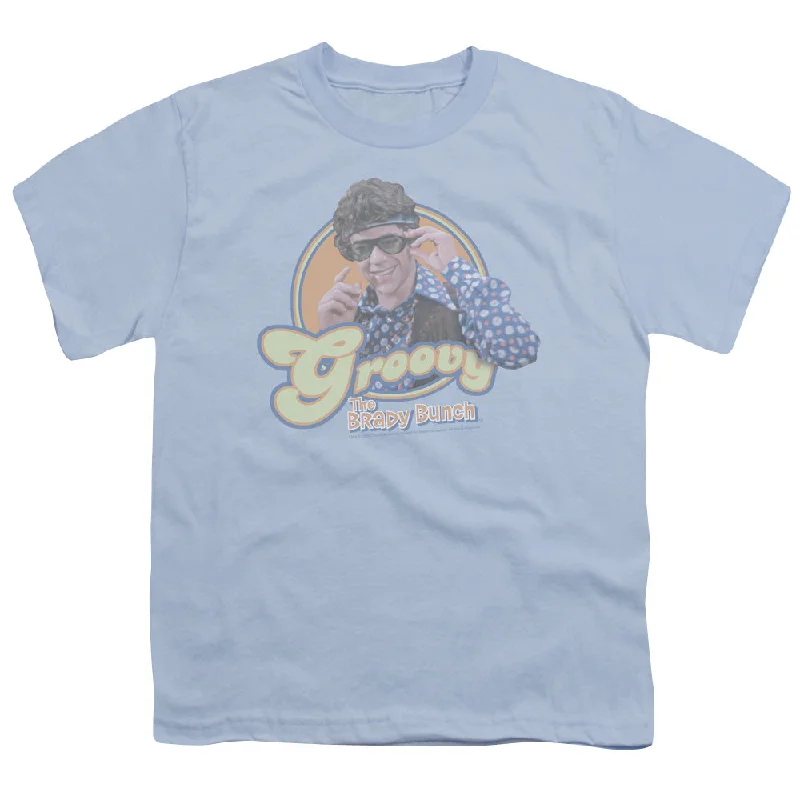 Time-Limited Offer The Brady Bunch Kids T-Shirt Groovy Greg Light Blue Tee