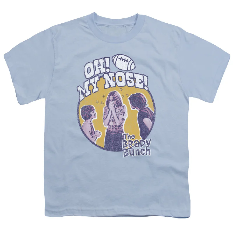 Today’s Deal The Brady Bunch Kids T-Shirt My Nose Light Blue Tee