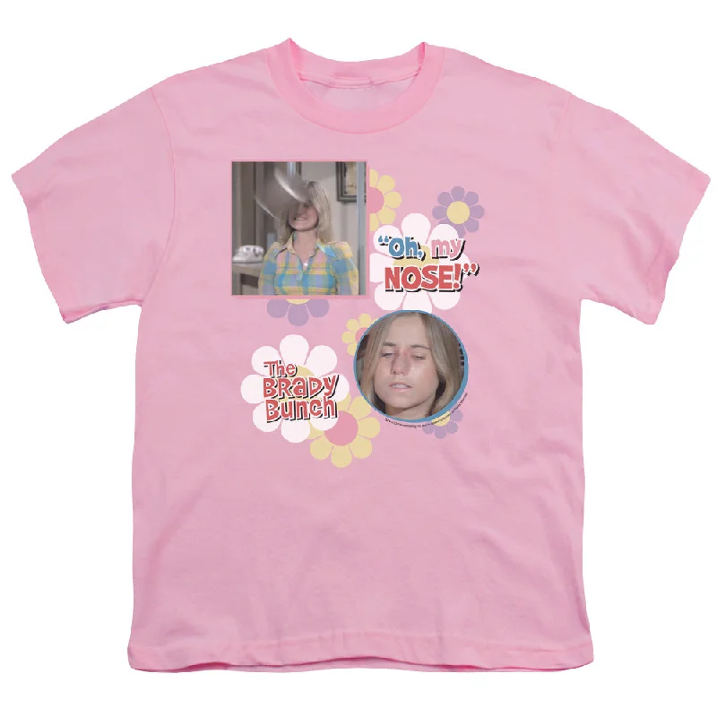 Weekend Deal The Brady Bunch Kids T-Shirt My Nose Pink Tee