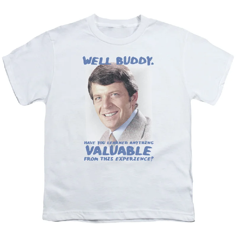 Huge Discounts The Brady Bunch Kids T-Shirt Well Buddy White Tee