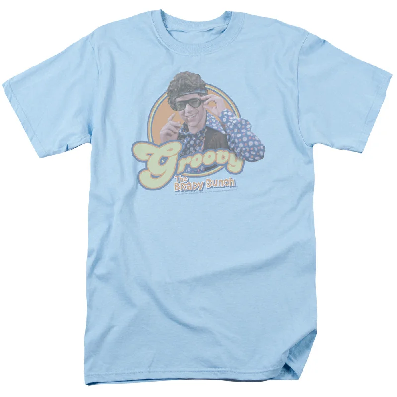 Special Discount The Brady Bunch T-Shirt Groovy Greg Light Blue Tee