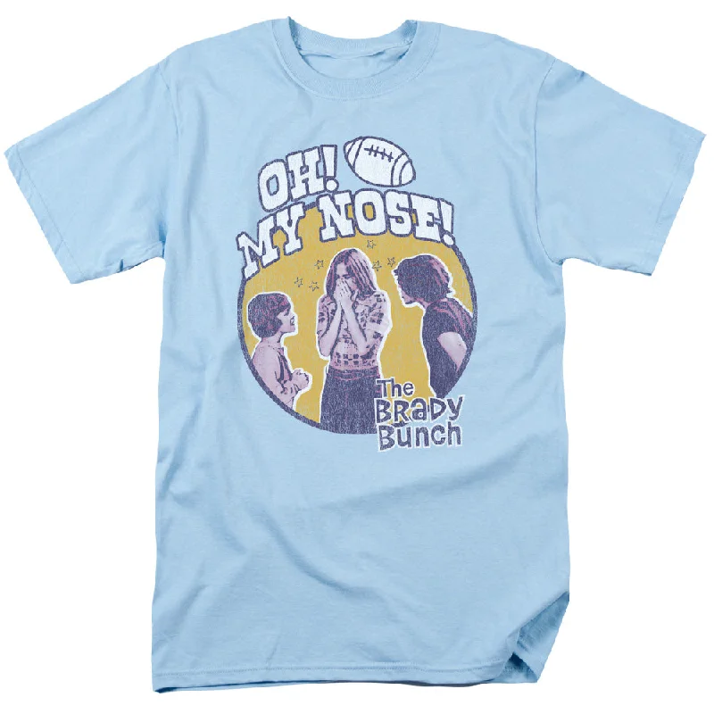 Super Deal The Brady Bunch T-Shirt My Nose Light Blue Tee