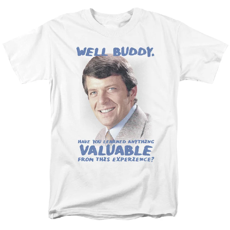 Daily Deals The Brady Bunch T-Shirt Well Buddy White Tee