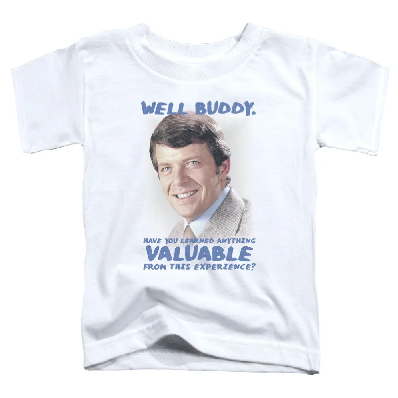 Lowest Price The Brady Bunch Toddler T-Shirt Well Buddy White Tee