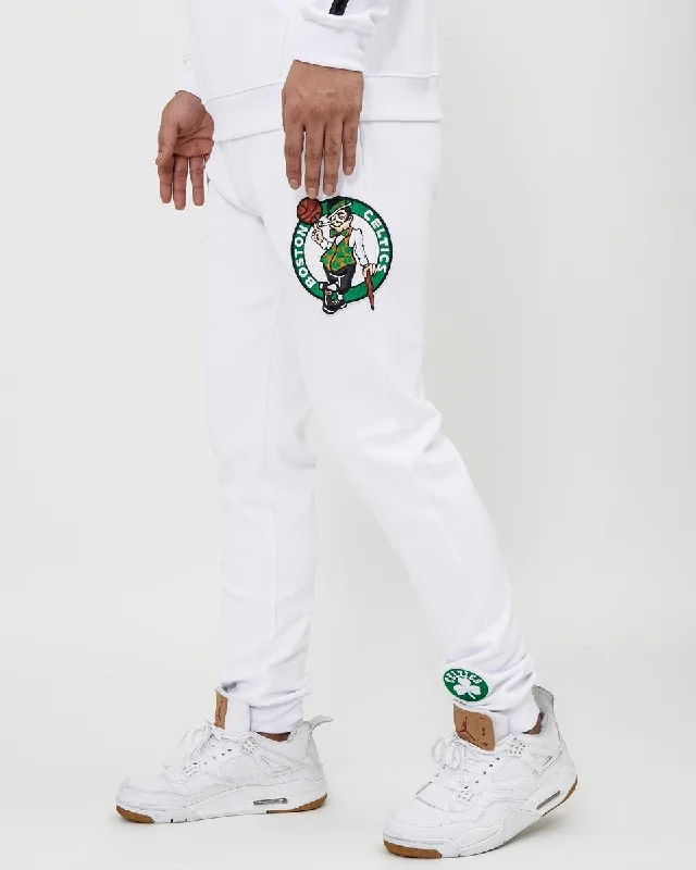 Price Drop Alert NBA BOSTON CELTICS LOGO MEN'S JOGGER (WHITE)