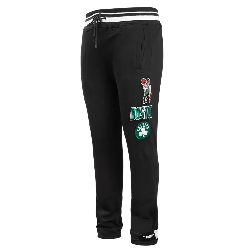 Price Break NBA BOSTON CELTICS RETRO CLASSIC MEN'S SWEATPANT (BLACK)