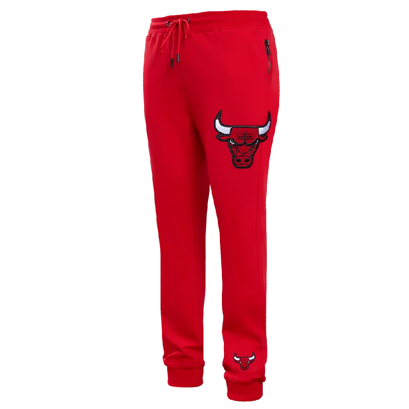 Special Promotion NBA CHICAGO BULLS CLASSIC CHENILLE MEN'S JOGGER (RED)