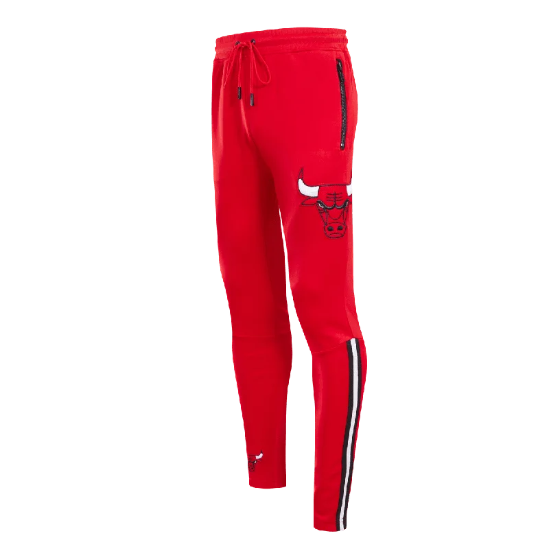 Deal Frenzy NBA CHICAGO BULLS CLASSIC MEN'S TRACK PANT (RED)