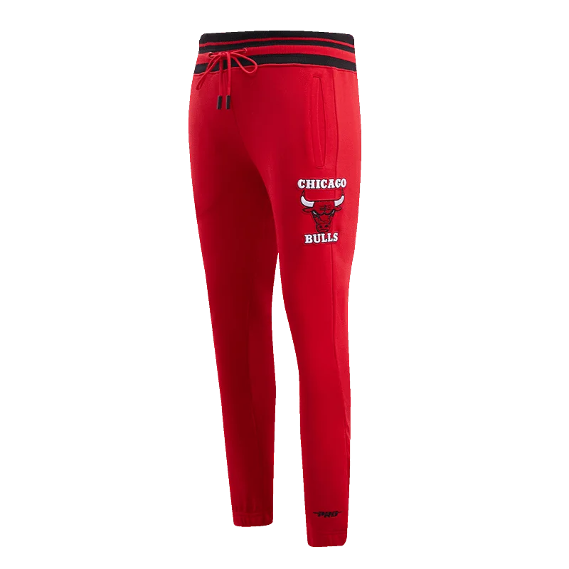 Discount Deals NBA CHICAGO BULLS RETRO CLASSIC MEN'S SWEATPANT (RED/BLACK)