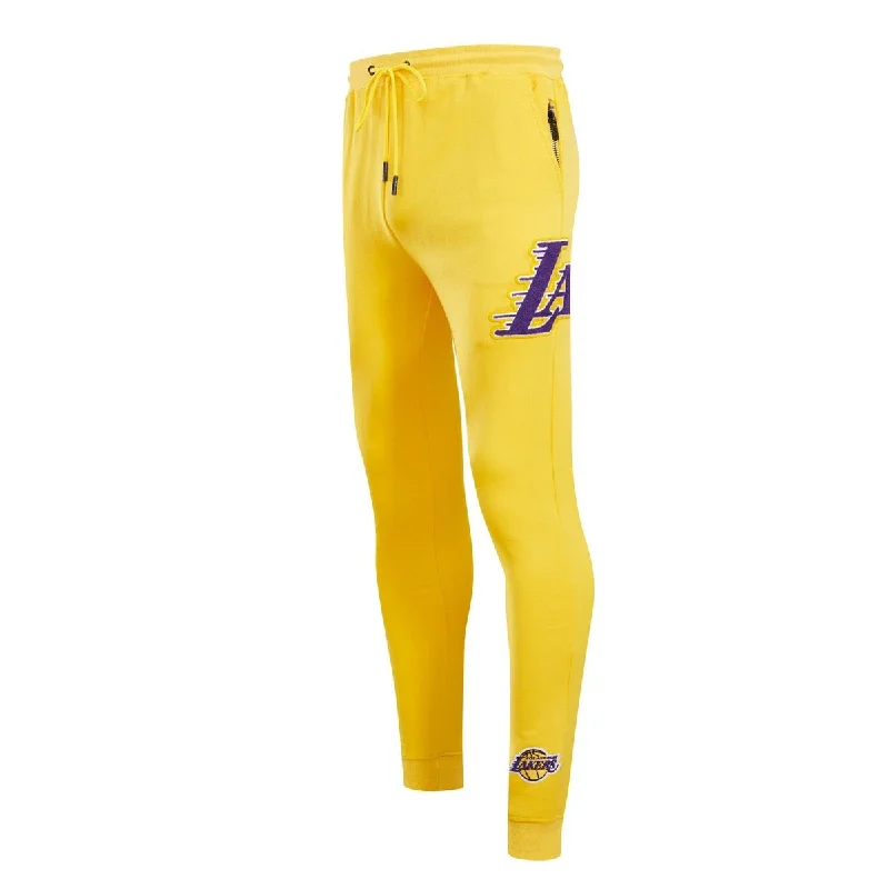 Warehouse Sale NBA LOS ANGELES LAKERS CLASSIC CHENILLE MEN'S JOGGER (YELLOW)
