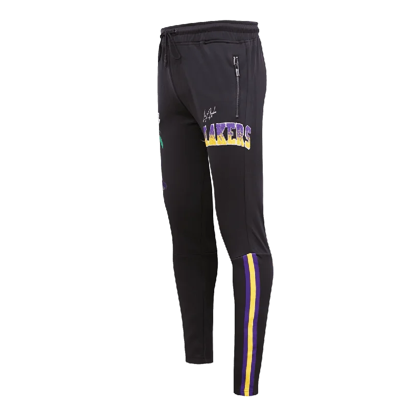 Fantastic Offers NBA LOS ANGELES LAKERS GRADIENT LOGO MEN'S TRACK PANT (BLACK/PURPLE) Fantastic Offers NBA LOS ANGELES LAKERS GRADIENT LOGO MEN'S TRACK PANT (BLACK/PURPLE)