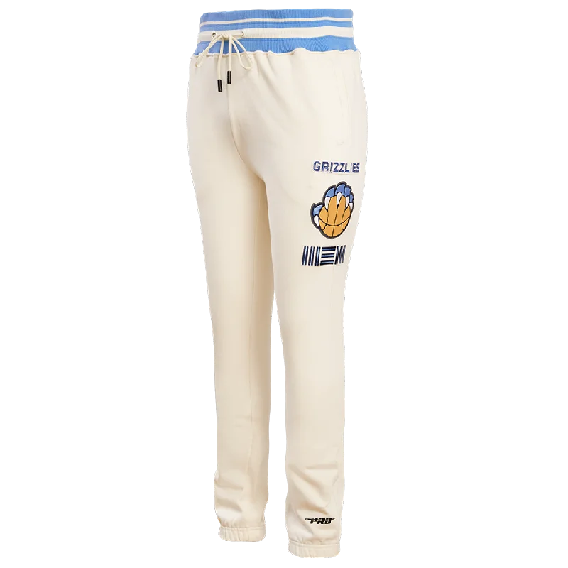 Exclusive Savings NBA MEMPHIS GRIZZLIES RETRO CLASSIC MEN'S SWEATPANT (EGGSHELL/UNIVERSAL BLUE) Exclusive Savings NBA MEMPHIS GRIZZLIES RETRO CLASSIC MEN'S SWEATPANT (EGGSHELL/UNIVERSAL BLUE)