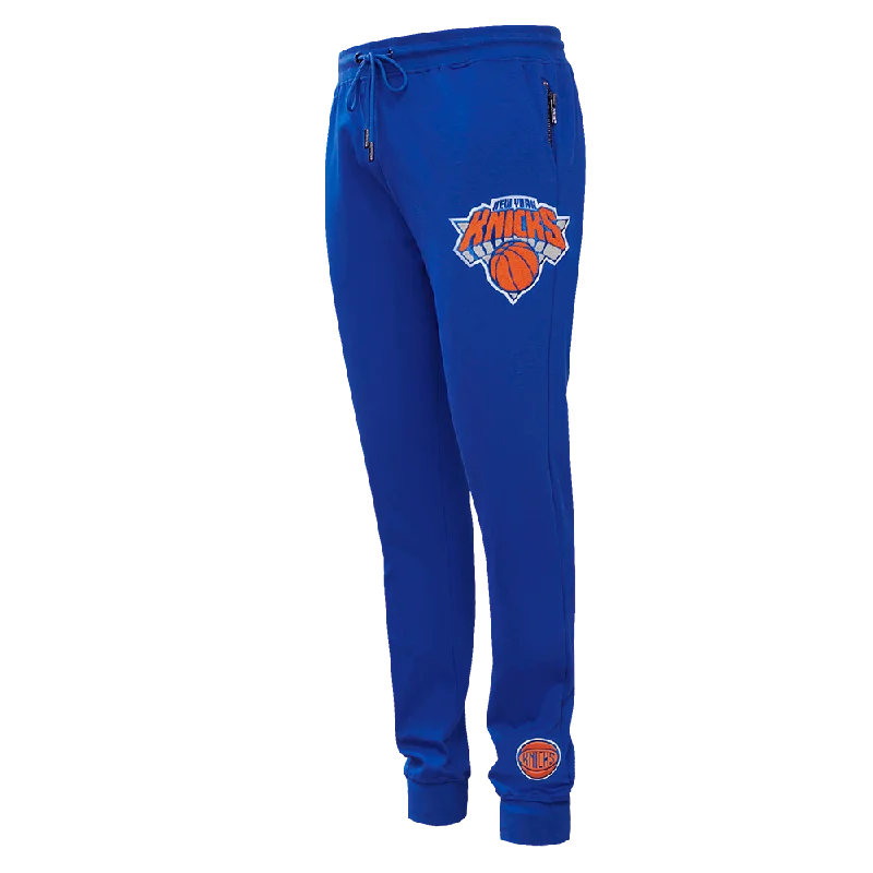Mega Deal NBA NEW YORK KNICKS CLASSIC CHENILLE MEN'S JOGGER (ROYAL BLUE)