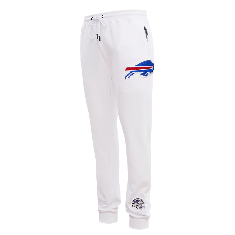 Friends and Family Sale NFL BUFFLO BILLS CLASSIC CHENILLE MEN'S JOGGER (WHITE)