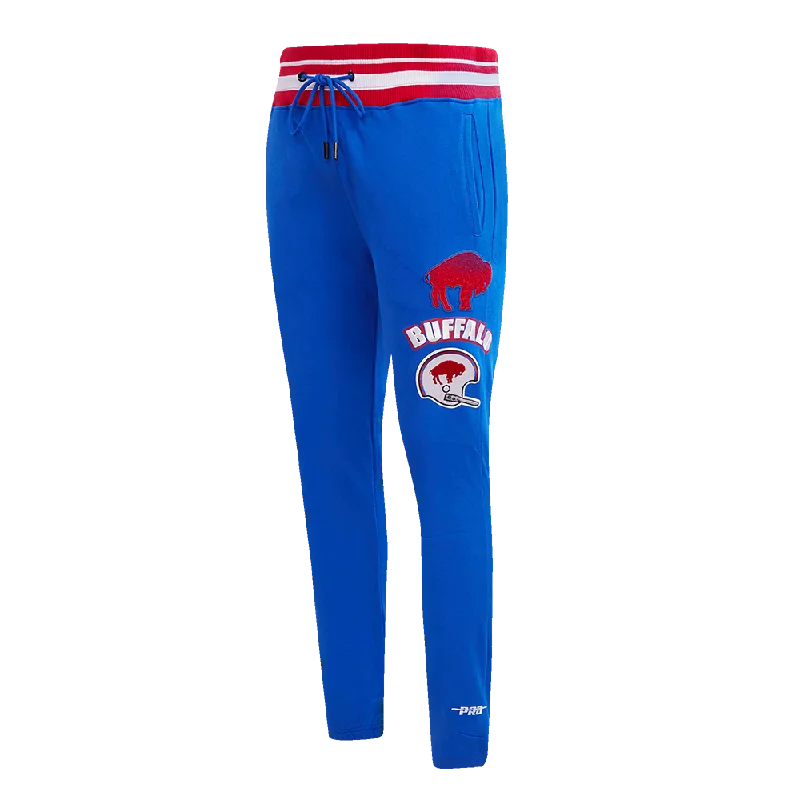 Closeout NFL BUFFALO BILLS RETRO CLASSIC MEN'S SWEATPANT (ROYAL BLUE/RED)